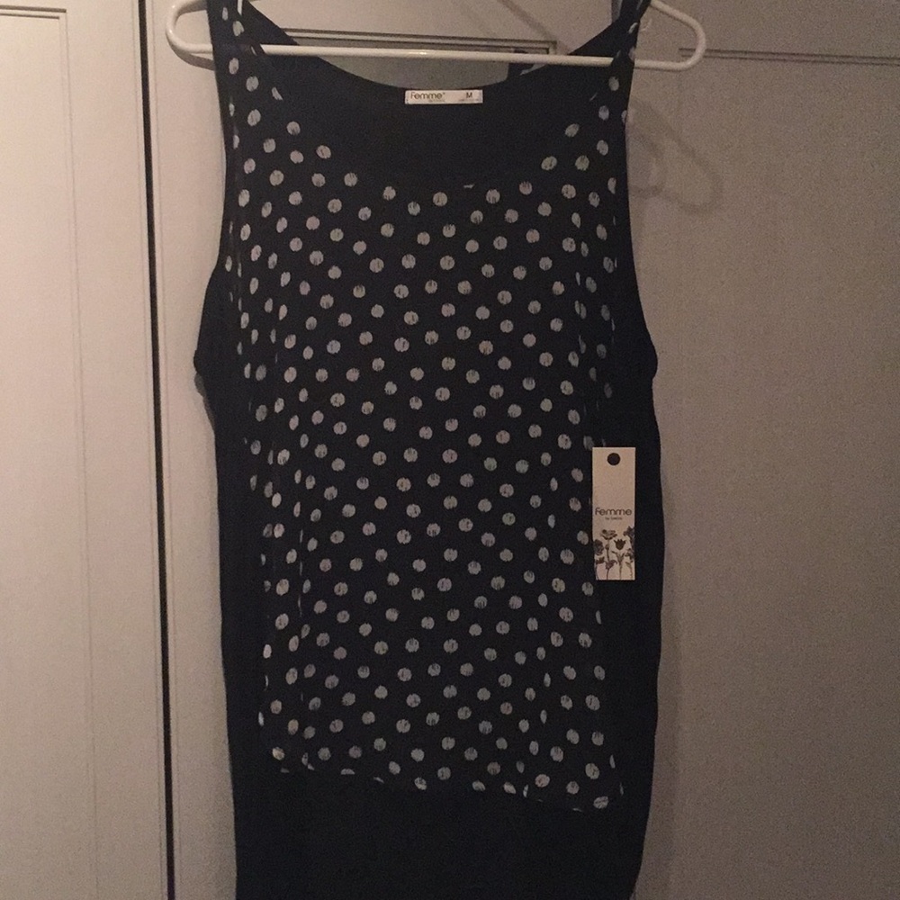 Cute high/low tank